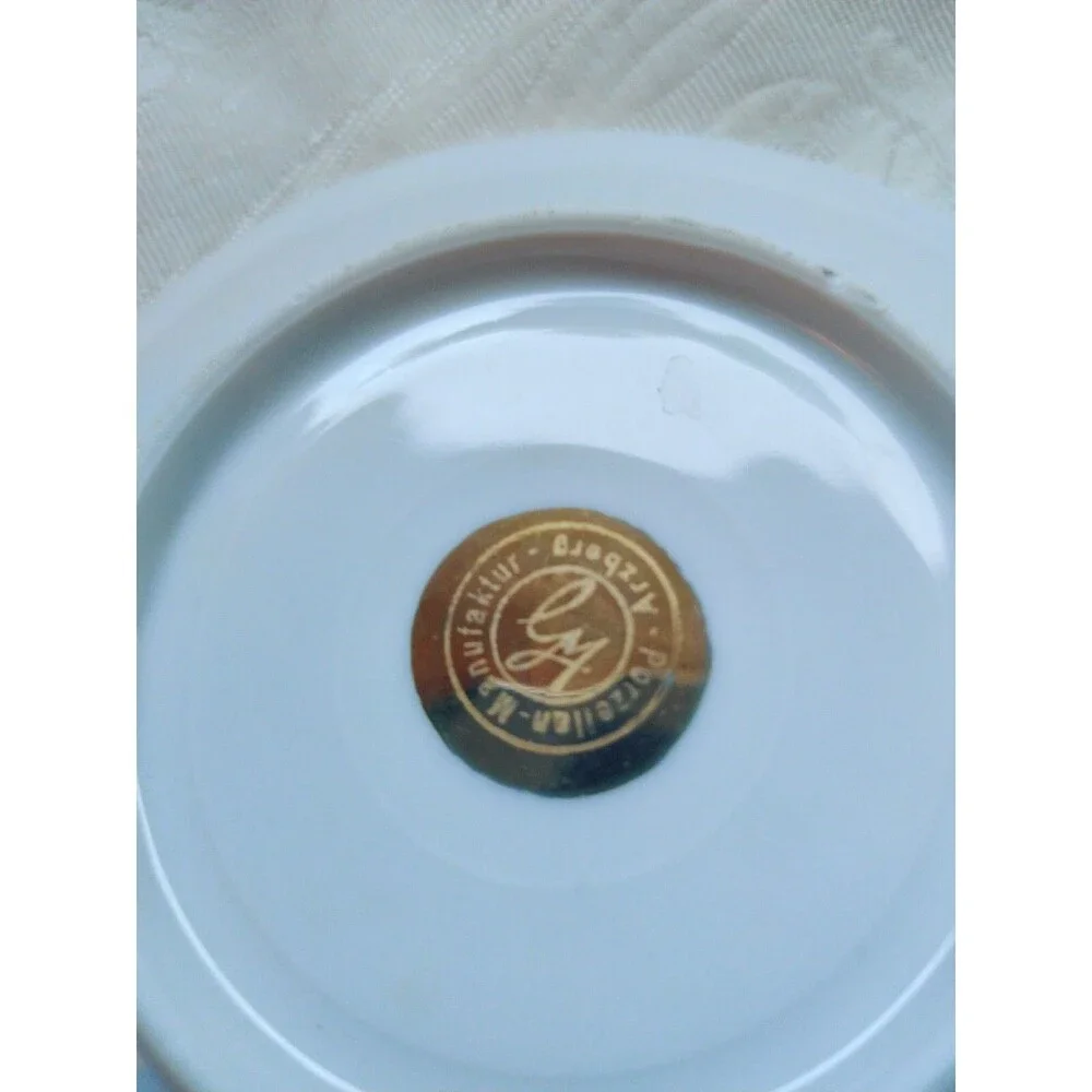 Vintage Porcelain Demitasse Cup & Saucer Arzberg Frankfurt